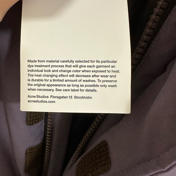 Acne Studios Lilac Heat Reactive Jacket - Picture 8 of 9